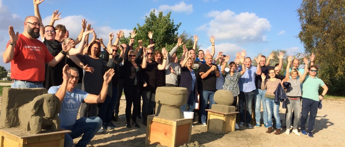 Waarom zandsculpturen met teambuilding?