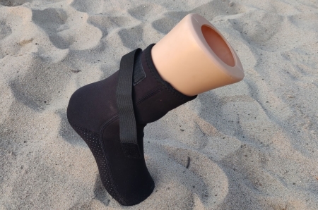 Zandsokken beachsokken, sandsocks,beachvolleybal, hoog, neopreen, zwart,  beachtennis, beachhandbal