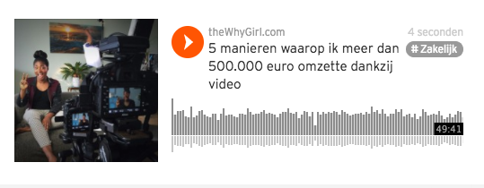 Van 500,- naar 500.000 euro omzet