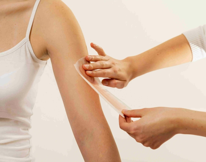 Bovenarm of onderarm harsen