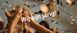 Wij bestaan 4 jaar!