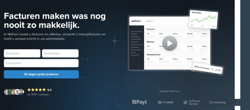 WeFact - factuurprogramma en meer WeFact - factuurprogramma en meer