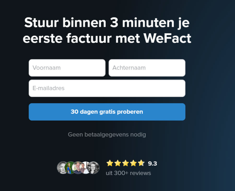 WeFact review - eerste factuur binnen 3 minuten versturen WeFact review - eerste factuur binnen 3 minuten versturen