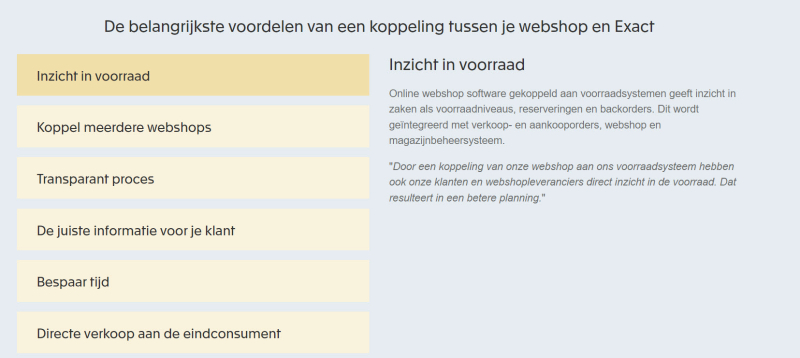 Exact Online - Beste (boekhoud-)software voor grotere webshop