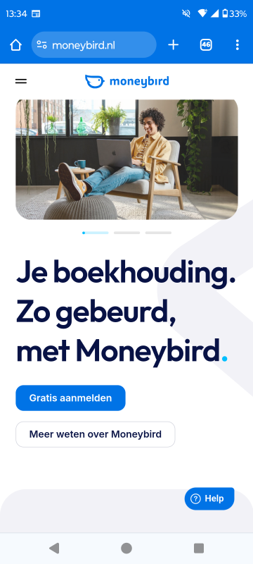 MoneyBird Het Beste als je bankrekening 100% integreert in boekhoudsoftware