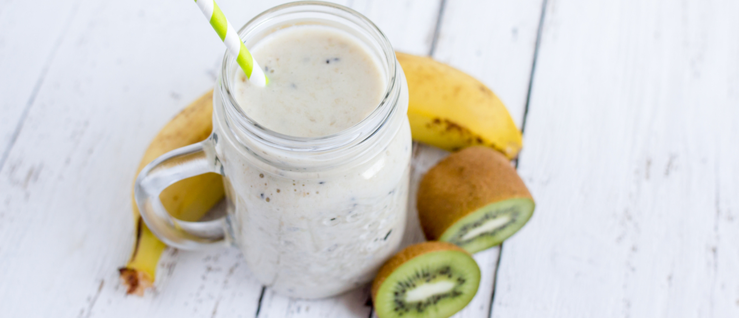 Banaan kiwi smoothie