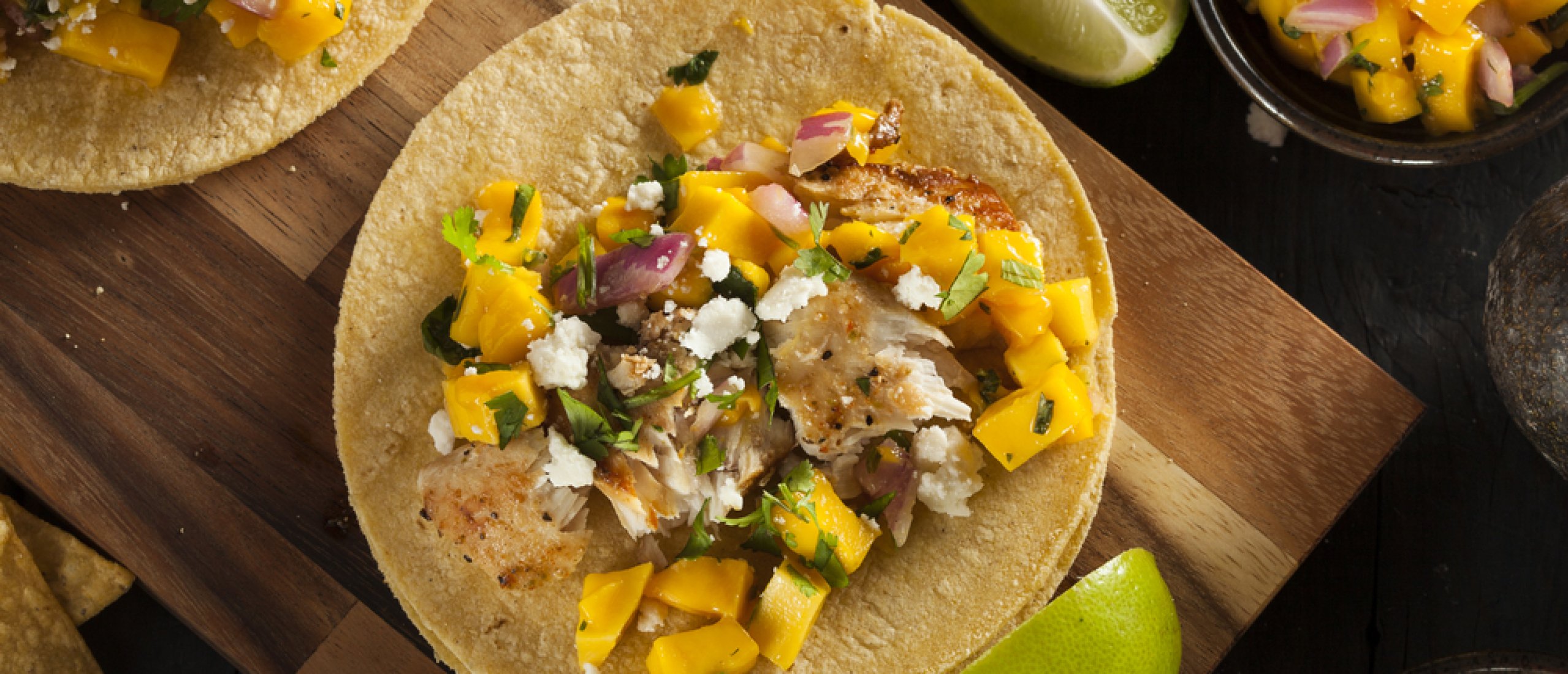 Boekweit wraps met mango en cashewnoten