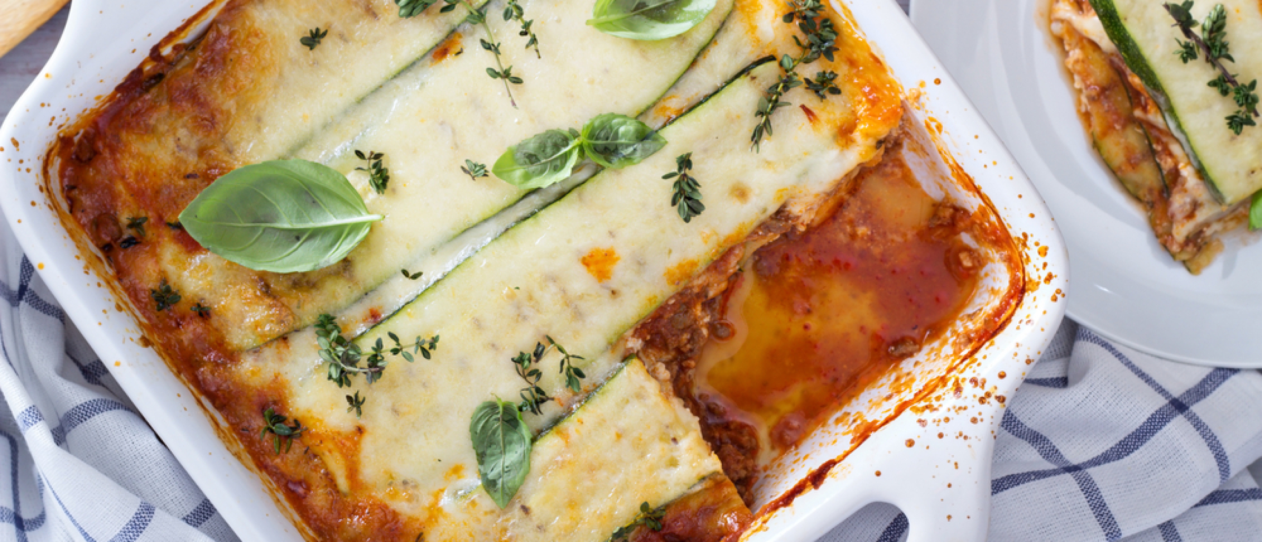 Recept courgette lasagna