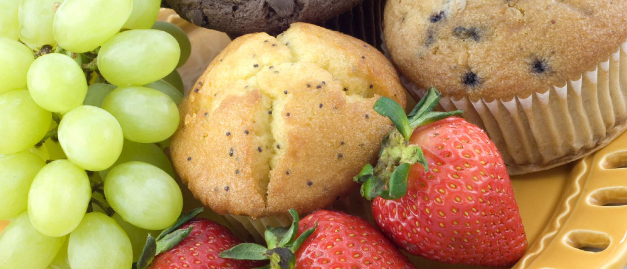 Glutenvrije boekweitmuffins met vers fruit