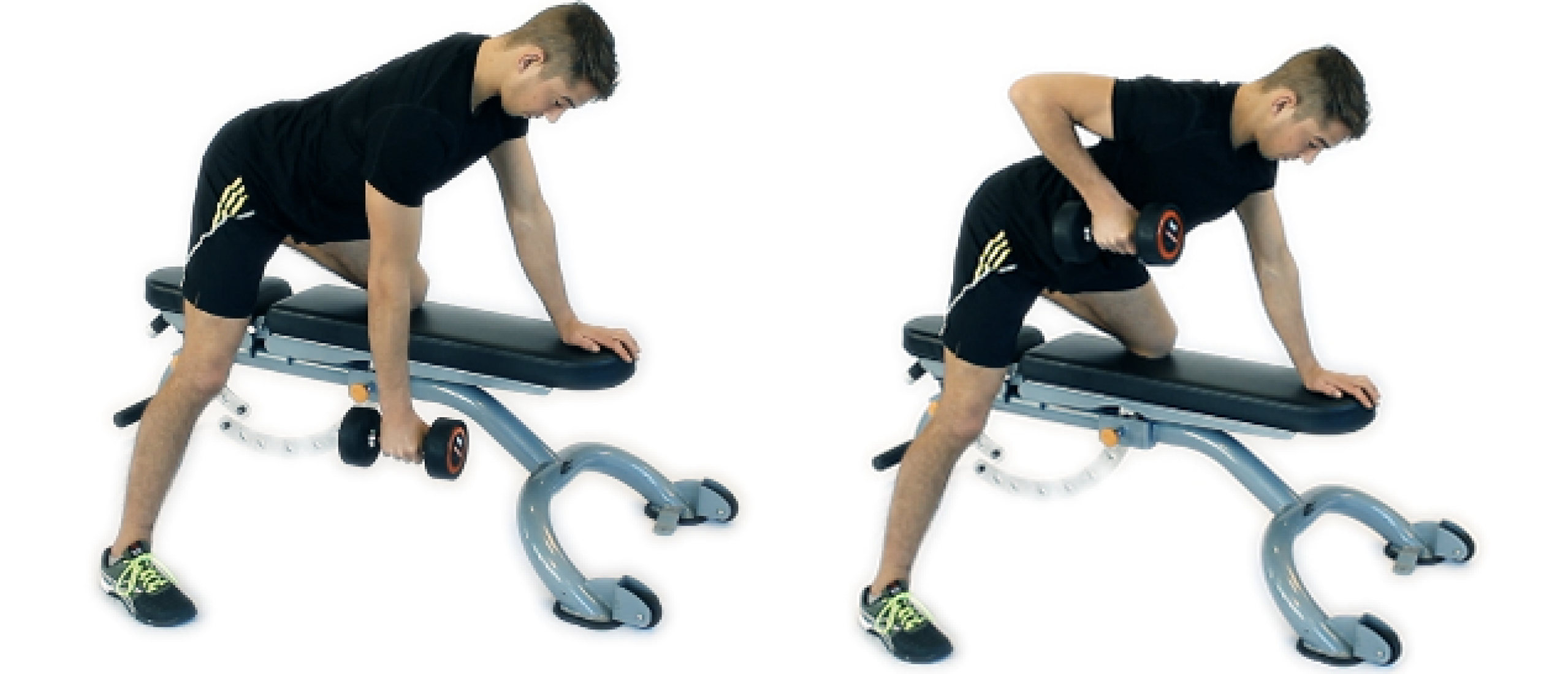 Uitleg one arm dumbbell row Uitleg one arm dumbbell row