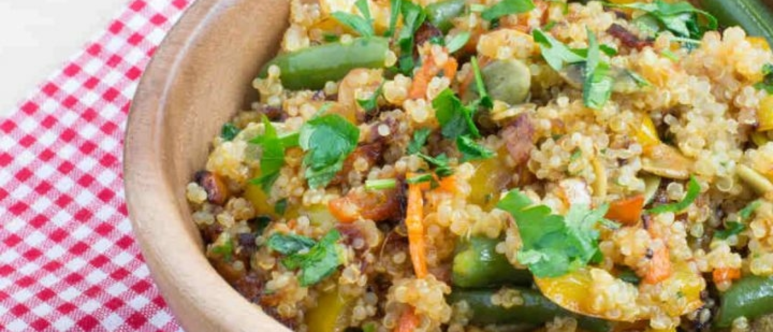 Voedzame quinoa maaltijd
