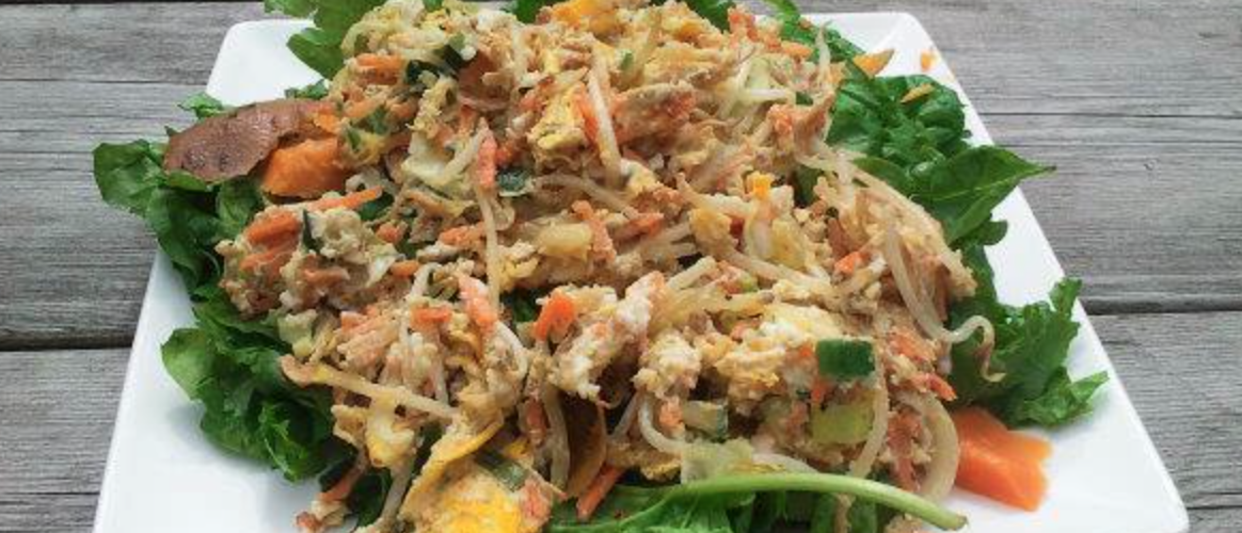 Wilde spinazie salade