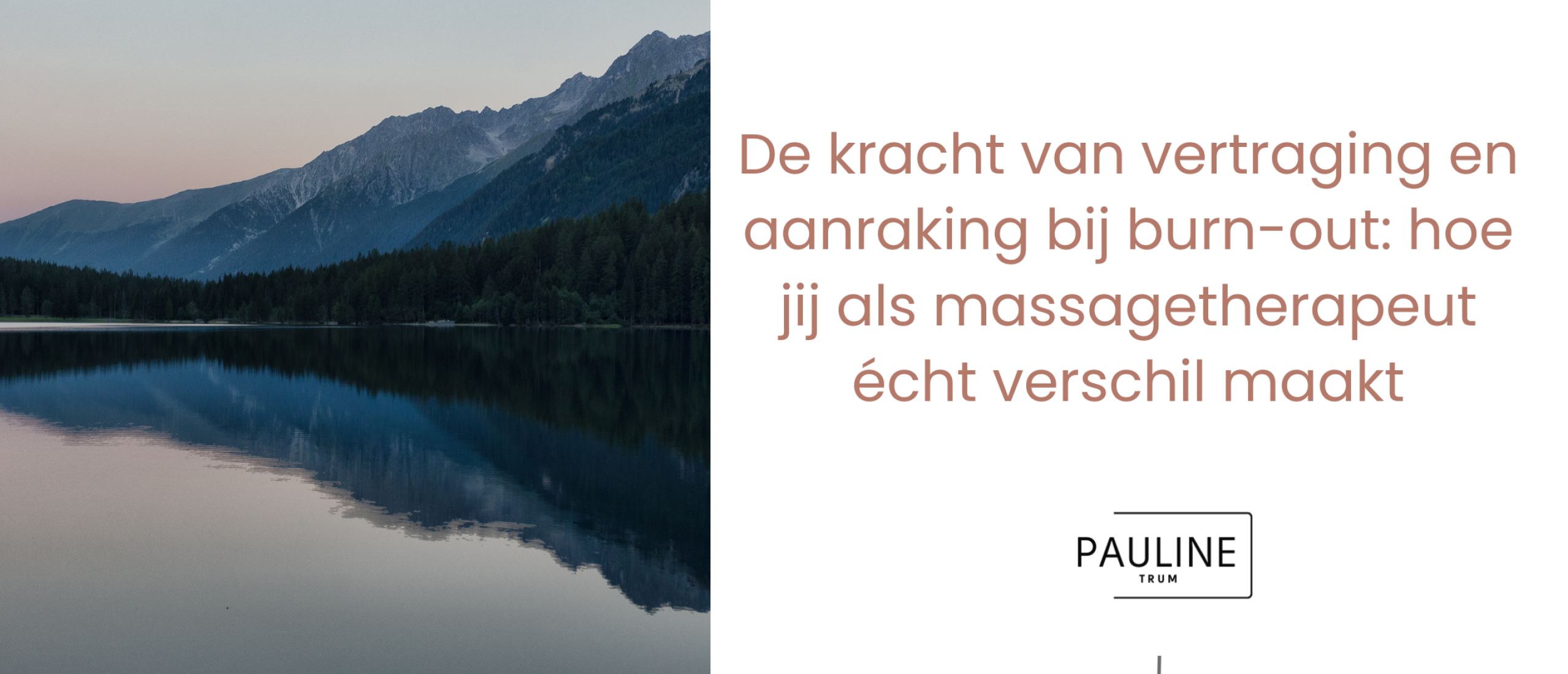 De kracht van vertraging en aanraking bij burn-out: hoe jij als massagetherapeut écht verschil maakt