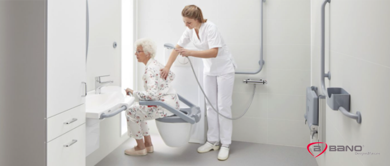 Ook voor zorgpersoneel is dit draaibaar toilet een revolutie