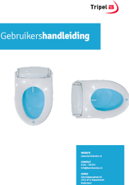 Handleiding douchewc Tripel b