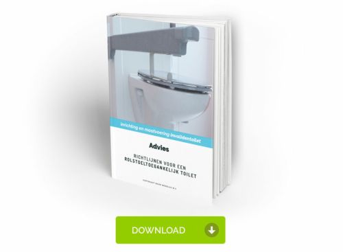 Inrichting en maatvoering invalidentoilet (richtlijnen voor een rolstoeltoegankelijk toilet)
