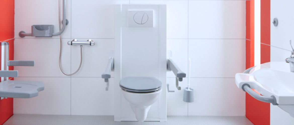 Manueel verstelbare wc
