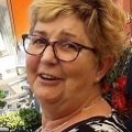 mevrouw bak over draaibaar toilet van Bano