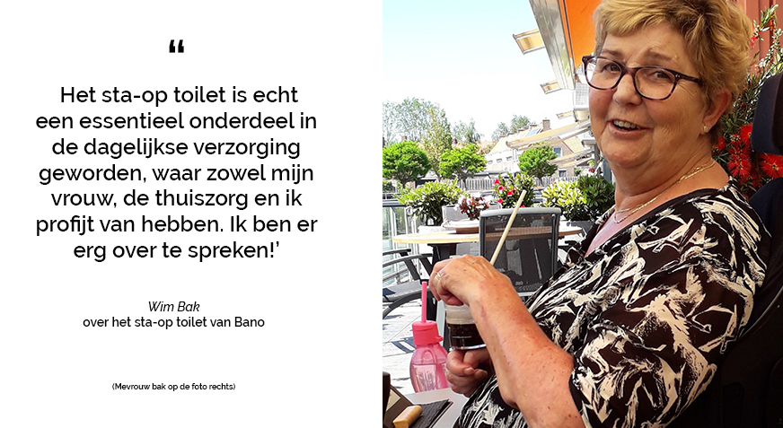 Familie bak zeer tevreden over sta-op toilet van Bano