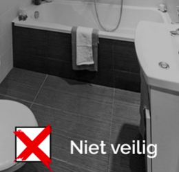 Veilig douchen in bad? Dat gaat vaak fout! Kies voor een aangepaste douche