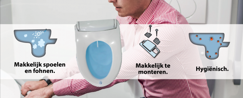 Nederlanders omarmen de douche-wc steeds vaker