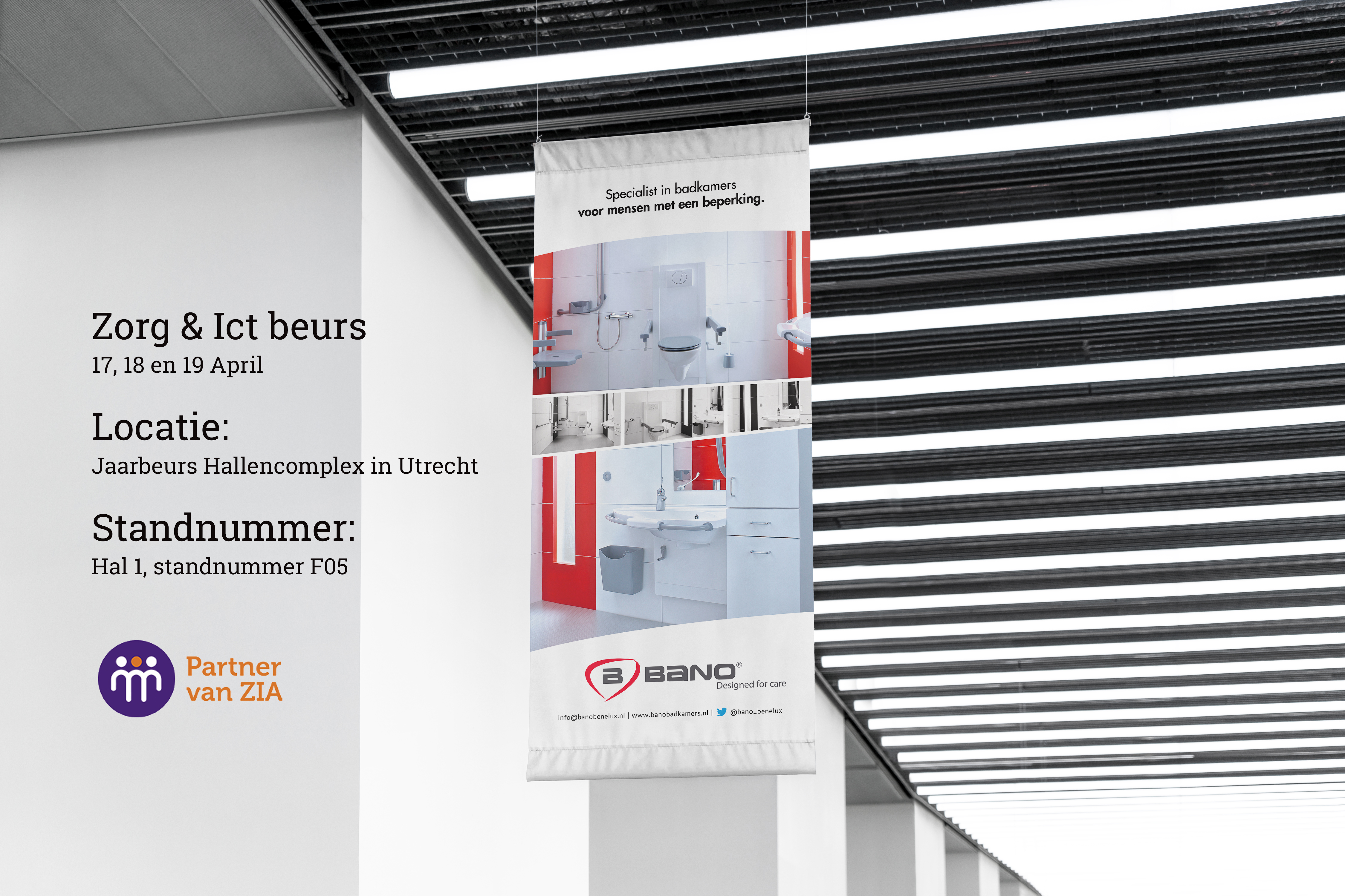 Bano aanwezig op de Zorg ICT beurs 2018 op 17, 18 en 19 april.