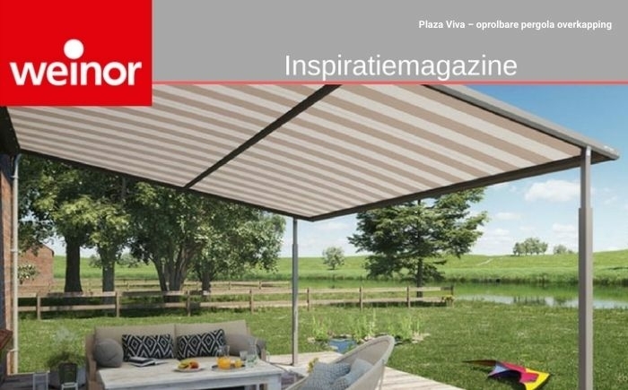 Brochure Plaza Viva – oprolbare pergola overkapping van Weinor ZSM Zonwering in Gorinchem