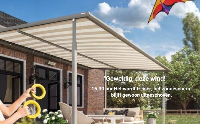 Oprolbare pergola overkapping – extreem stabiel | ZSM Zonwering Gorinchem