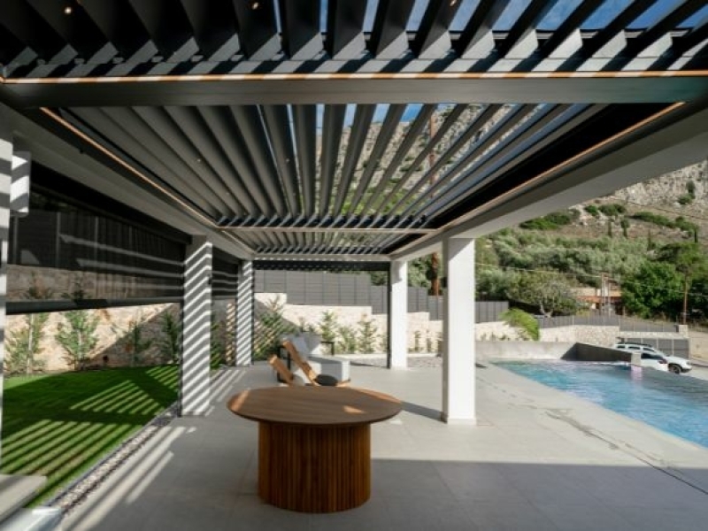 Pergola met lamellendak en ventilatie – ZSM Zonwering Gorinchem