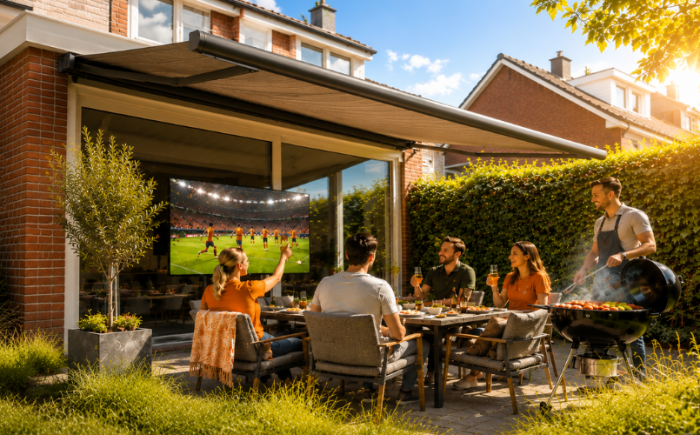 25% korting op terrasschermen tijdens het WK 2026 bij ZSM Zonwering
