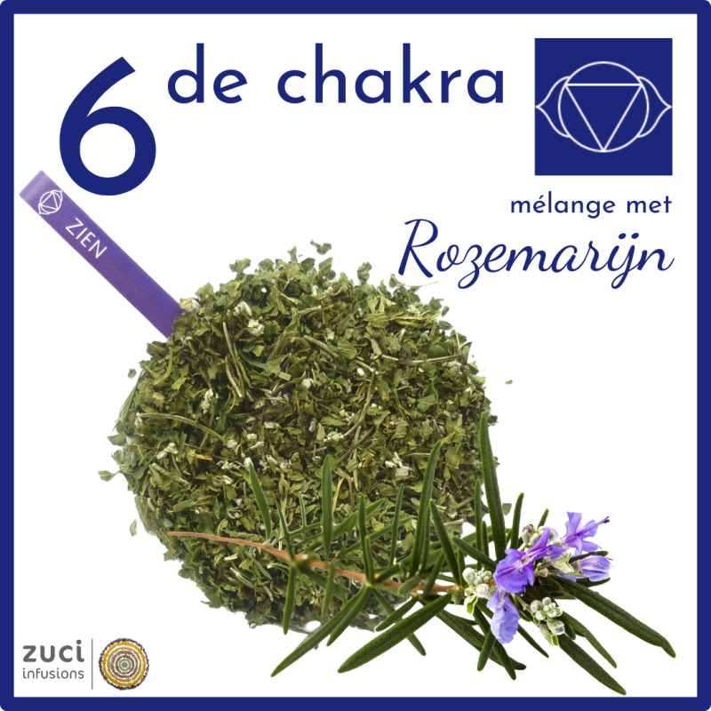 6de chakra indigo zuci infusions paars kruiden rozemarijn