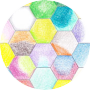 hexagram rondje kleurpotlood 2