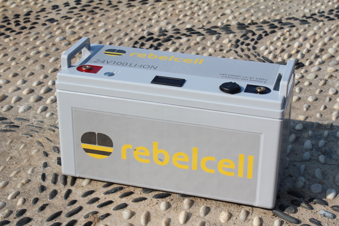 Ijveraar fusie Conclusie Rebelcell 24V100 lithium accu