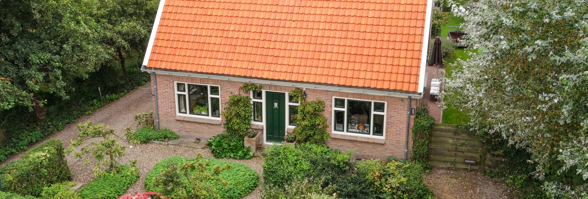 Vooraanzicht woonhuis Vooraanzicht woonhuis