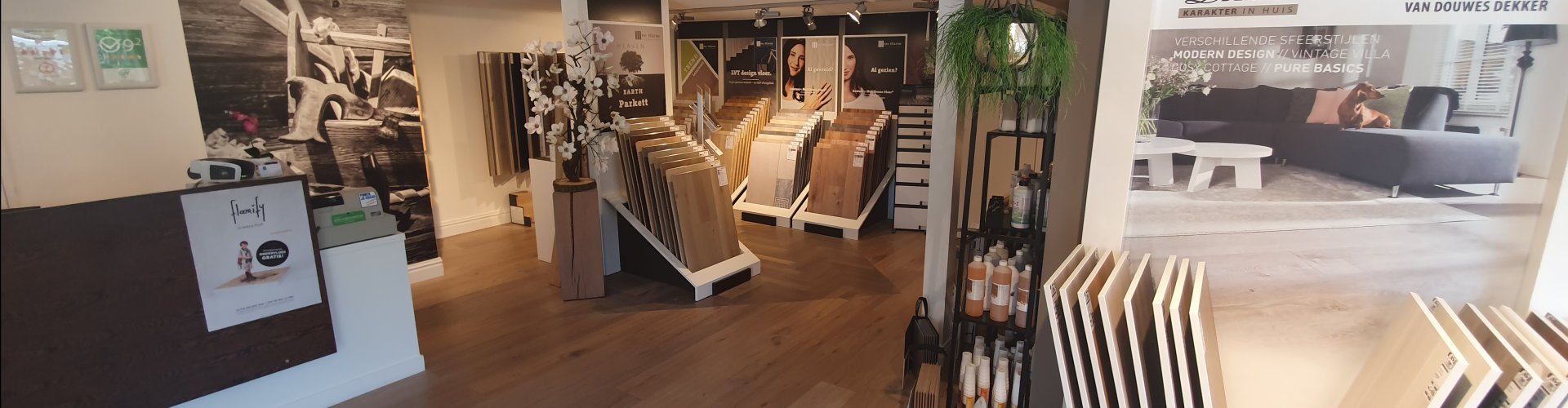 Showroom van Berk Parketvloeren Showroom van Berk Parketvloeren