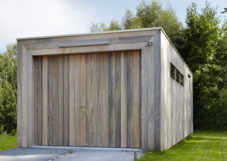 Bouwtekening garage Illustratie van een bouwtekening garage