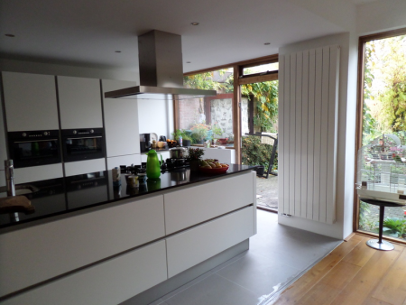 Bouwtekening keuken Illustratie van een bouwtekening keuken