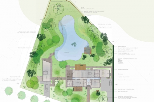 hovenier tuinontwerp droomhuis in droomtuin als voorbeeld van tuinontwerp