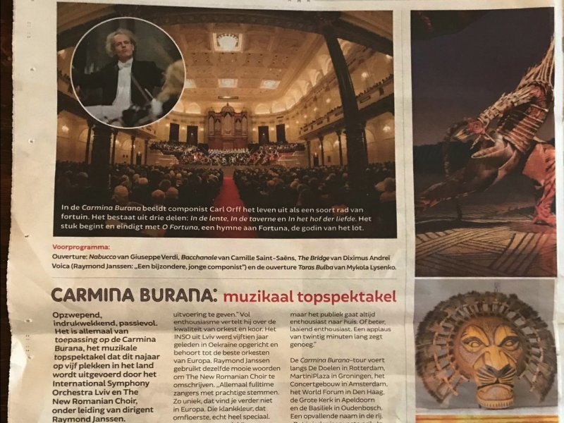 interview raymond janssen 2017 carmina burana carmina burana 2017 cadenza