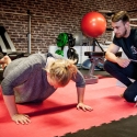 Delda Sport personal training Amsterdam Foto van afdrukken tijdens individuele training bij Delda Sport