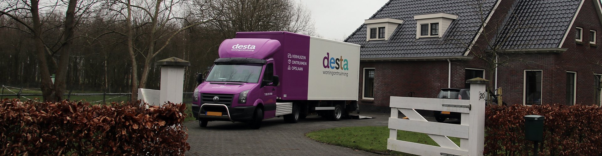 Desta Woningontruiming - verhuizen verhuizen van groot naar klein, seniorenverhuizing, verhuizen, verhuizing, verhuislift huren, opslagruimte bij verhuizen