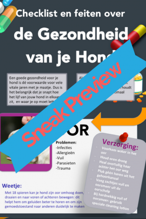 Gratis Checklist voor de gezondheid van je hond Checklist voor de gezondheid van je hond: mis nooit meer signalen!