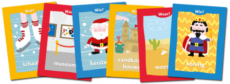 Kaartspel Wie, Wat, Waar door DramaOnline Kaartspel Wie, Wat, Waar door DramaOnline