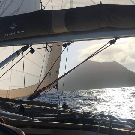 zeilend in de caribean zeilen Caribbean