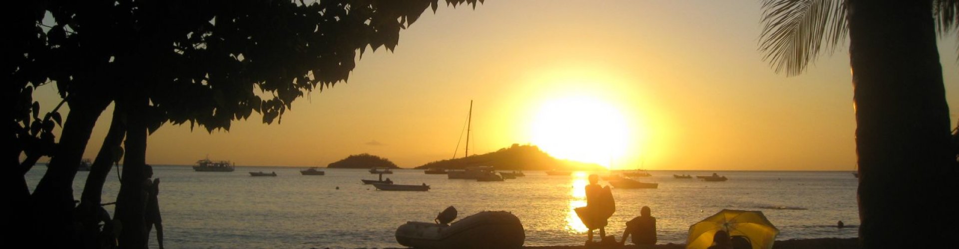 Sunset at the beach in de caribbean sunset caribbean