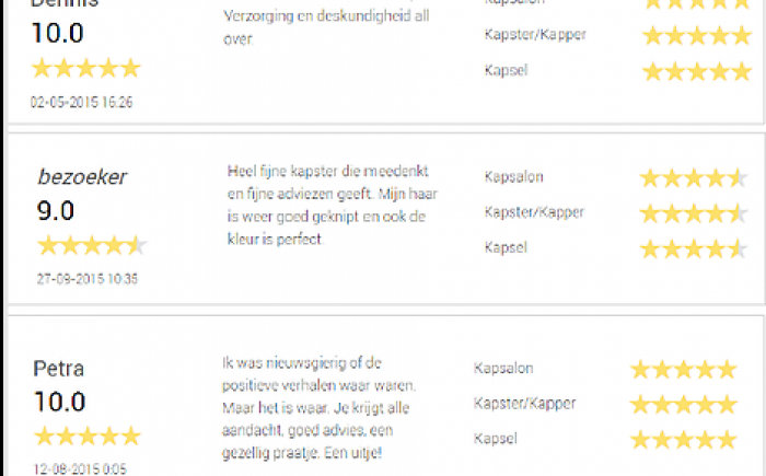 Reviews kappersplatform BarberBooking Reviews kappersplatform BarberBooking