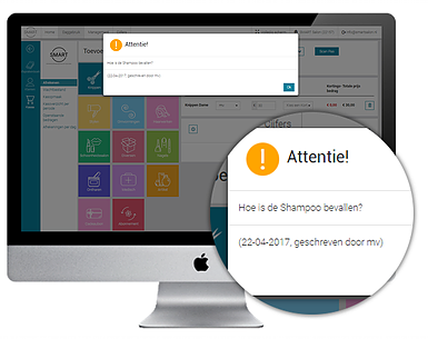 Attentie bij de klant software Attentie bij de klant software