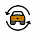 Auto in noodloop Auto in noodloop