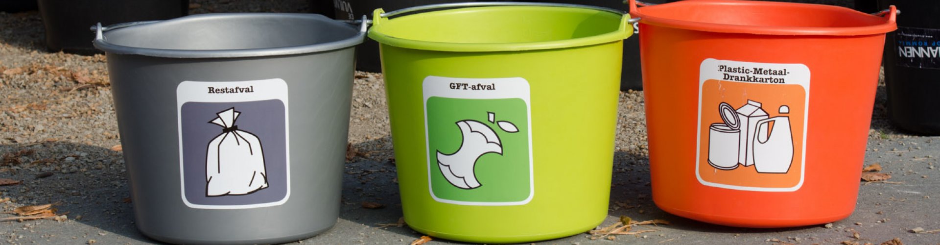 Afval scheiden stickers kopen? | container & afvalbakken