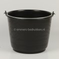 zwarte 12 liter emmer zwaar model zwarte 12 liter emmer zwaar model